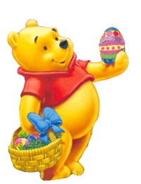 Gif animé Pâques Winnie l'ourson
